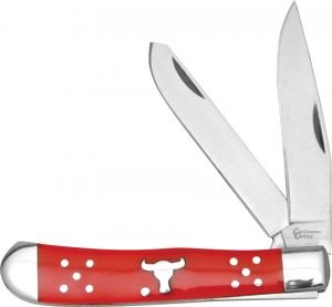 Cattleman’s Cutlery Trapper Red