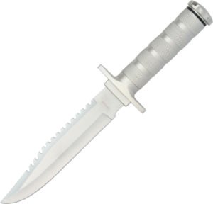 Rite Edge Survival Knife Silver (6.75″)