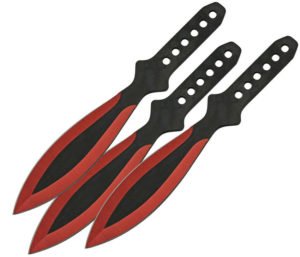 Rite Edge Throwing Knife Set Red (5.5″)
