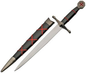 China Made Knights Templar Dagger Red (9″)