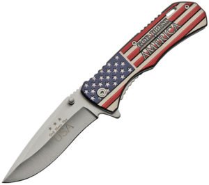 China Made America Linerlock A/O (3.5″)