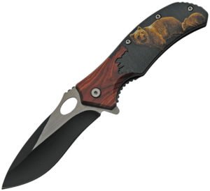 China Made Wildlife Linerlock Bear A/O (3.5″)