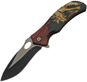 China Made Wildlife Linerlock Dragon A/O (3.5″)