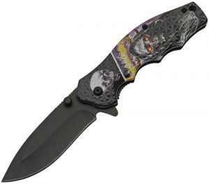 China Made Skull Linerlock A/O (3.25″)