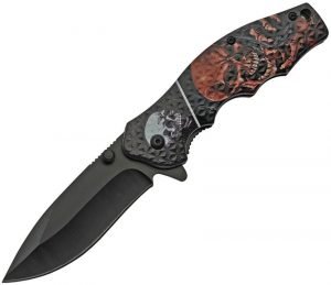 China Made Skull Linerlock A/O (3.25″)