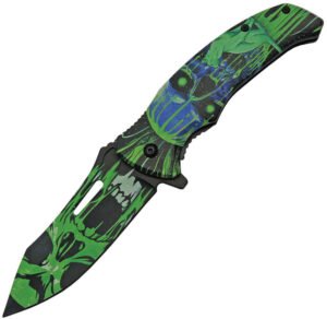 China Made Cat Eye Linerlock Green (3.75″)