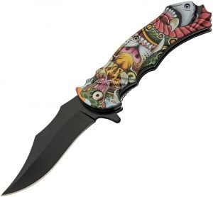 China Made Tiger Snake Linerlock A/O (3.5″)