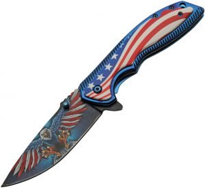 China Made Freedom Eagle Linerlock A/O (3.75″)