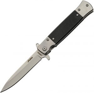China Made Stiletto Linerlock Black (3.75″)