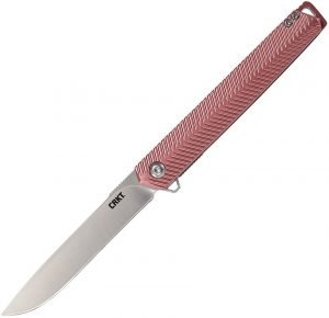CRKT Stylus Linerlock Maroon A/O (3.13″)