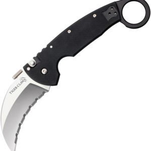 Cold Steel Tiger Claw Lockback Serrated (3.38″)