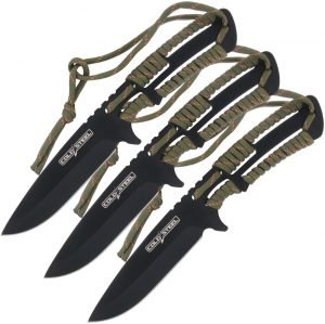 Cold Steel Throwing Knives 3 Pack (4″)