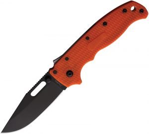 Demko AD 20.5 Shark Lock Knife Orange DLC D2 (3″)