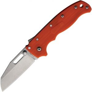 Demko AD 20.5 Sheep Foot Shark Lock Knife Orange (3″)