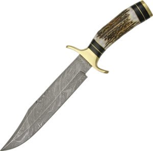 Damascus Iron Maiden Bowie (8.63″)