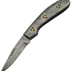 Damascus Mosaic Pins Lockback (3″)