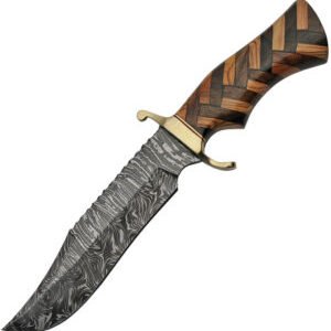 Damascus Bowie Wood (7″)