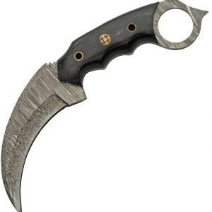 Damascus Talon Karambit Black (3.75″)