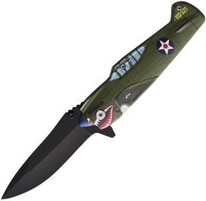 ElitEdge Fighter Plane Linerlock A/O (3.5″)