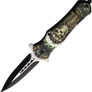 ElitEdge Linerlock A/O West Skull (3.5″)