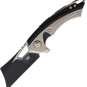 EOS Mini Nautilus Framelock Black/Silver (3.25″)