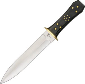 Elk Ridge Dagger Blade Knife Black (8.13″)