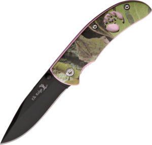 Elk Ridge Linerlock Knife Pink Camo (2.25″)