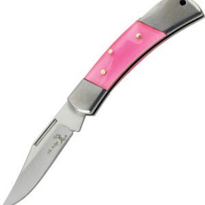 Elk Ridge Lockback Folding Knife Pink (2.25″)