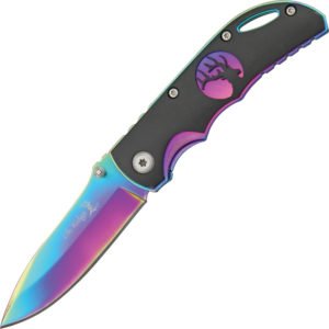 Elk Ridge Linerlock Knife Rainbow (2.75″)