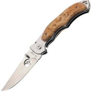 Elk Ridge Maple Framelock Knife (3″)