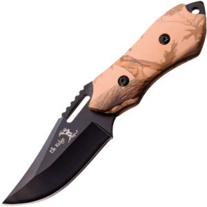 Elk Ridge Fixed Blade Knife Pink Camo (2.75″)
