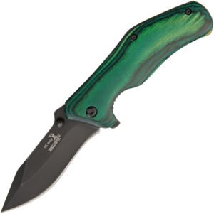 Elk Ridge Linerlock A/O Knife Green (3.13″)