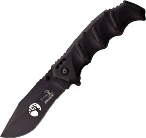 Elk Ridge A/O Knife Aluminum Black (3.5″)