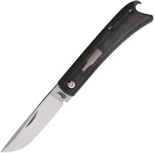 Esnyx Beer Buster Jr. Knife Black Micarta (2.63″)