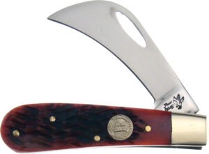 Frost Cutlery Little Hawkeye Red Pick Bone