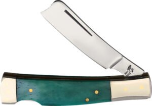 Frost Cutlery Razor Lockback Green (2.5″)