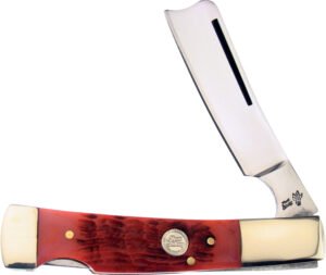 Frost Cutlery Razor Lockback Red Bone (2.5″)