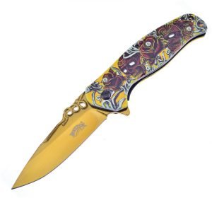Frost Cutlery Linerlock A/O Gold (3.75″)