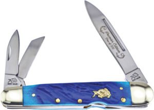 Frost Cutlery Locking Whittler Blue Horn