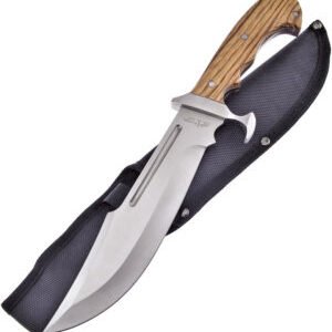 Frost Cutlery Bowie Walnut with Sheath (8″)
