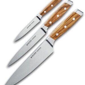 FELIX 3pc Knife Set Olivewood