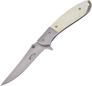 Frost Cutlery Linerlock White Bone A/O (3.5″)