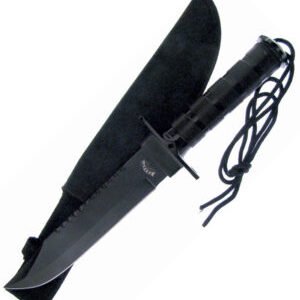 Frost Cutlery Survival Knife Black (7.5″)