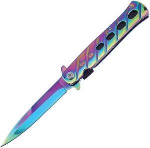 Frost Cutlery Milano Stiletto Linerlock A/O (4″)