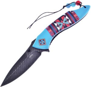 Frost Cutlery Linerlock A/O Blue (3.5″)