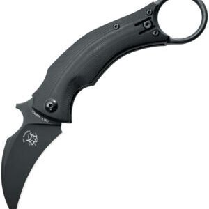 Fox BlackBird Karambit Knife Black (2.5″)