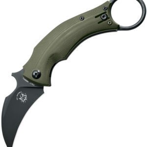 Fox BlackBird Karambit Knife OD Green (2.5″)
