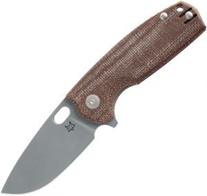 Fox Core Linerlock Brown Micarta (3.13″)
