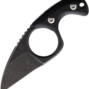 Fred Perrin Shorty Neck Knife Black (1.63″)