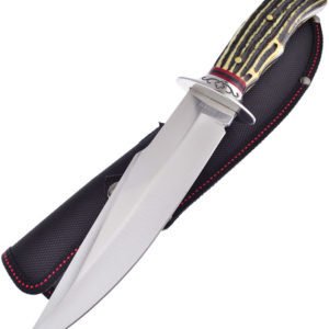 Frost Cutlery Fixed Blade Imitation Stag (7″)